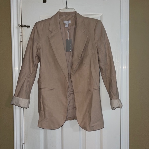 NWT Kenar blush linen blazer, small - Picture 4 of 4